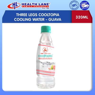 THREE LEGS COOLTOPIA COOLING WATER (320ML) - GUAVA